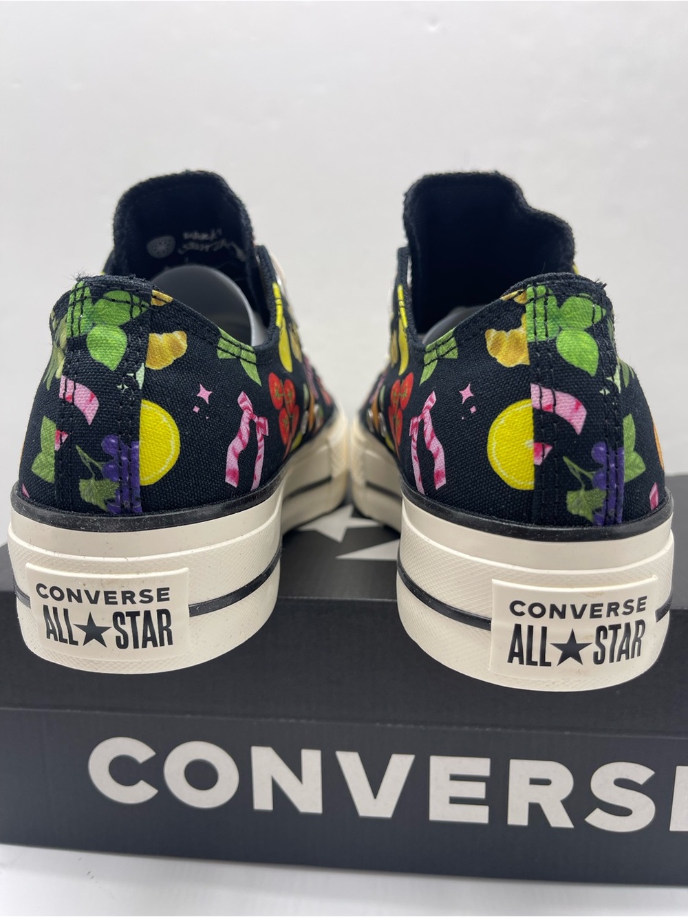 Converse A16112C CTAS LIFT OX BLACK/EGRET/BLACK Platform Sneakers - Picture 11 of 16